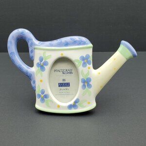 Pfaltzgraff Summer Breeze Watering Can Picture Frame Sprinkling Can Photo Frame